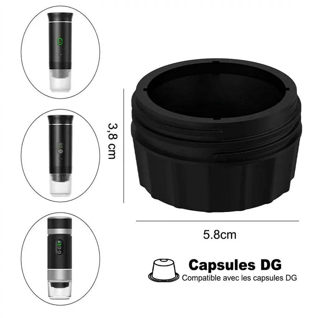 Adaptateur capsules type Dolce Gusto pour machine portable