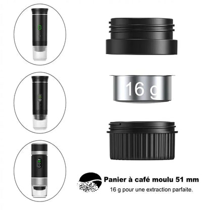 Panier filtre café moulu 16g diamètre 51mm